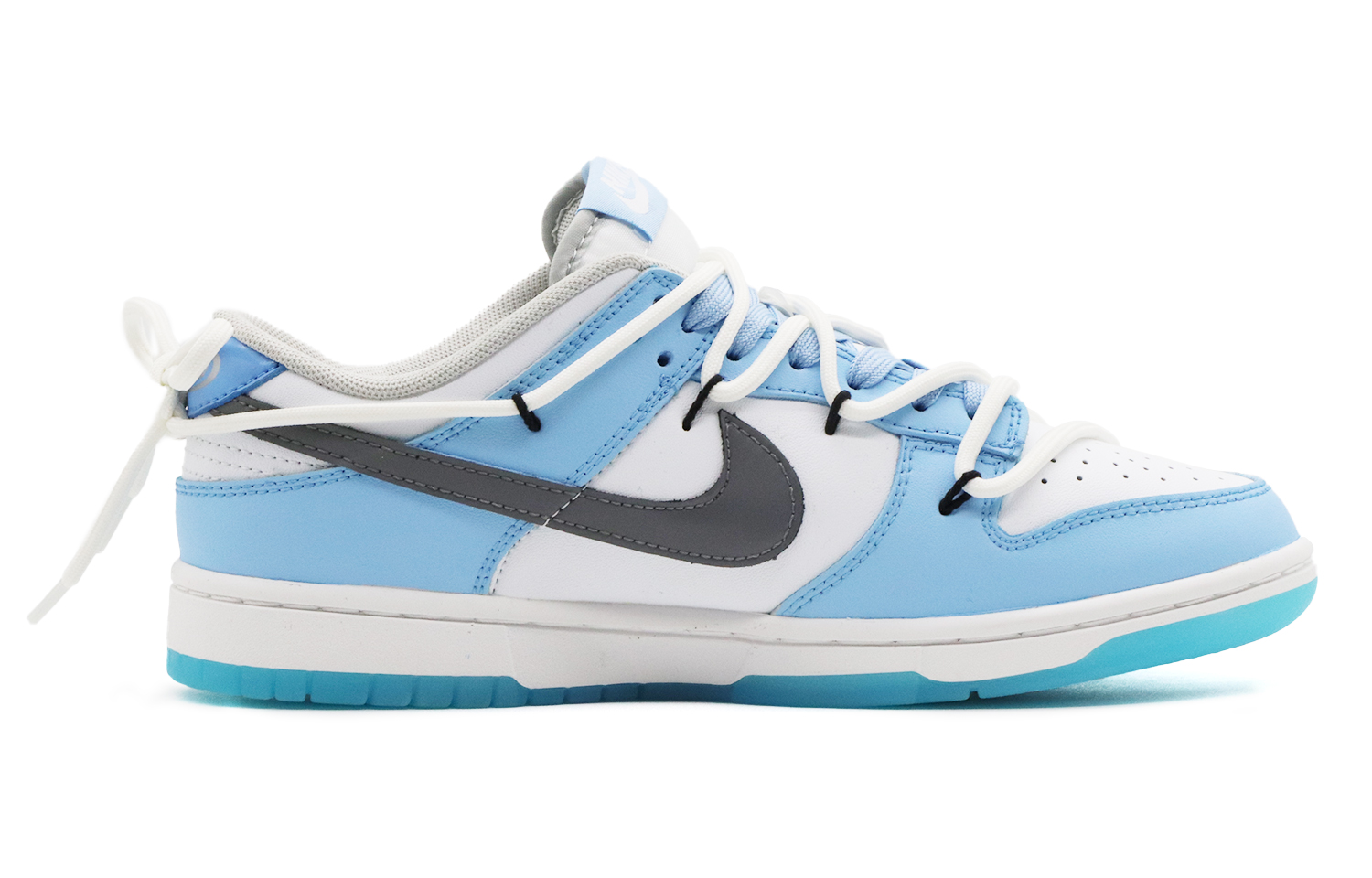 [Custom Shoes] Nike Dunk Low 'Blue Moon Deconstructed Streetwear' 圖 3