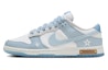 Buy 【訂製球鞋】Nike Dunk Low 藍色星海 透明鞋底 多巴胺 清新校園 活力 低幫 板鞋 男女同款 藍白
