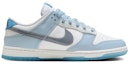 Order 【訂製球鞋】Nike Dunk Low 藍色星海 透明鞋底 多巴胺 清新校園 活力 低幫 板鞋 男女同款 藍白
