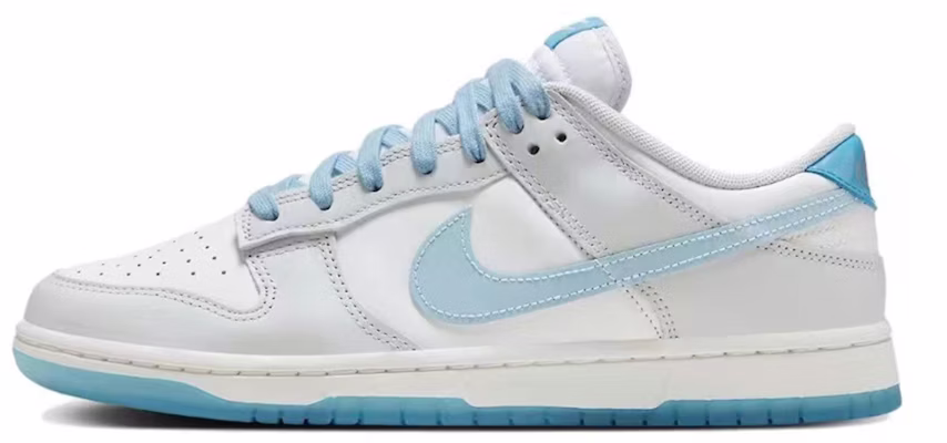 【訂製球鞋】Nike Dunk Low 藍色星海 透明鞋底 多巴胺 清新校園 活力 低幫 板鞋 男女同款 藍白 Details for 【訂製球鞋】Nike Dunk Low 藍色星海 透明鞋底 多巴胺 清新校園 活力 低幫 板鞋 男女同款 藍白