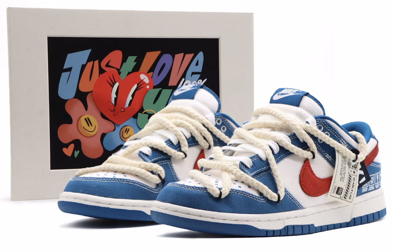 custom-shoes-nike-dunk-low-blue-outdoor-sashiko