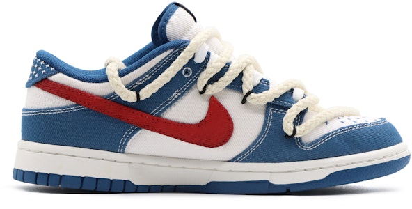 나이키 덩크 로우 '블루 아웃도어 사시코' (커스텀) DV0834-101(Team57-男款哆啦A梦) Lookbook 나이키 덩크 로우 '블루 아웃도어 사시코' (커스텀) DV0834-101(Team57-男款哆啦A梦)