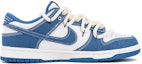 Order 【客制化球鞋】Nike Dunk Low 腰果花 工業風 牛仔 解構 麻繩 特殊鞋盒 低筒 板鞋 男款 藍白