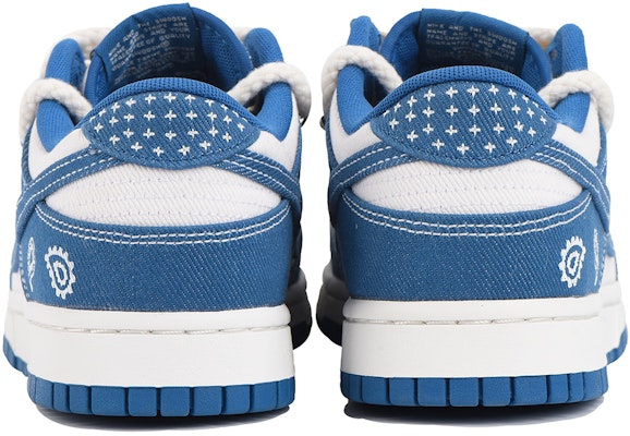 【客制化球鞋】Nike Dunk Low 腰果花 工業風 牛仔 解構 麻繩 特殊鞋盒 低筒 板鞋 男款 藍白 Shop 【客制化球鞋】Nike Dunk Low 腰果花 工業風 牛仔 解構 麻繩 特殊鞋盒 低筒 板鞋 男款 藍白