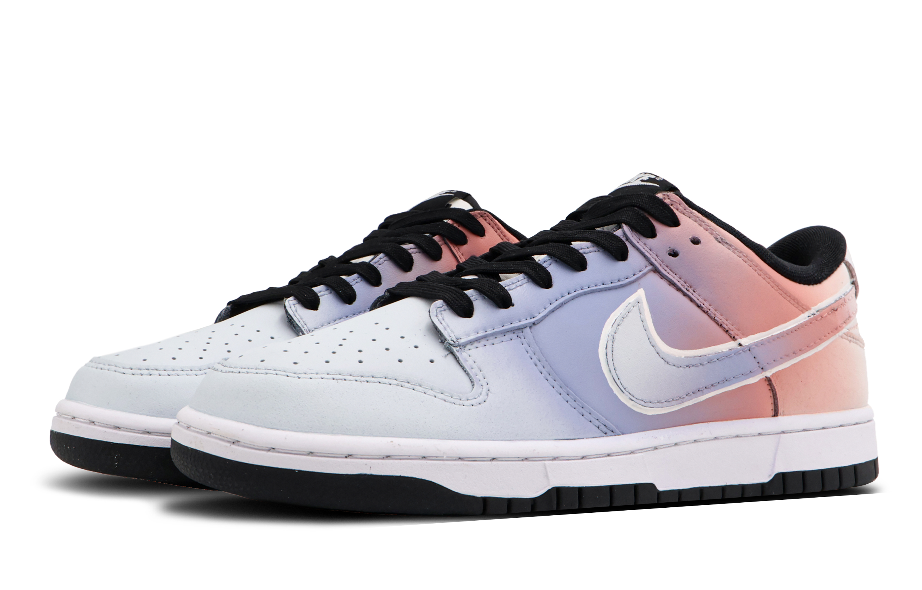 Lookbook [Kasut Disesuaikan] Nike Dunk Low 'Gradasi Biru Merah Jambu Whisper' DD1391-100(Team53-男款心动暗语)