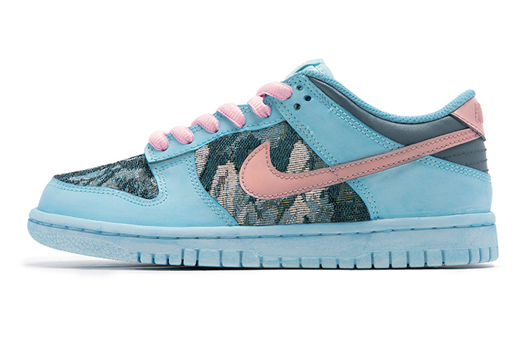 [Custom Shoes] Nike Dunk Low 'Blue Pink Watercolor'