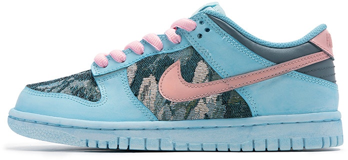 custom-shoes-nike-dunk-low-blue-pink-watercolor