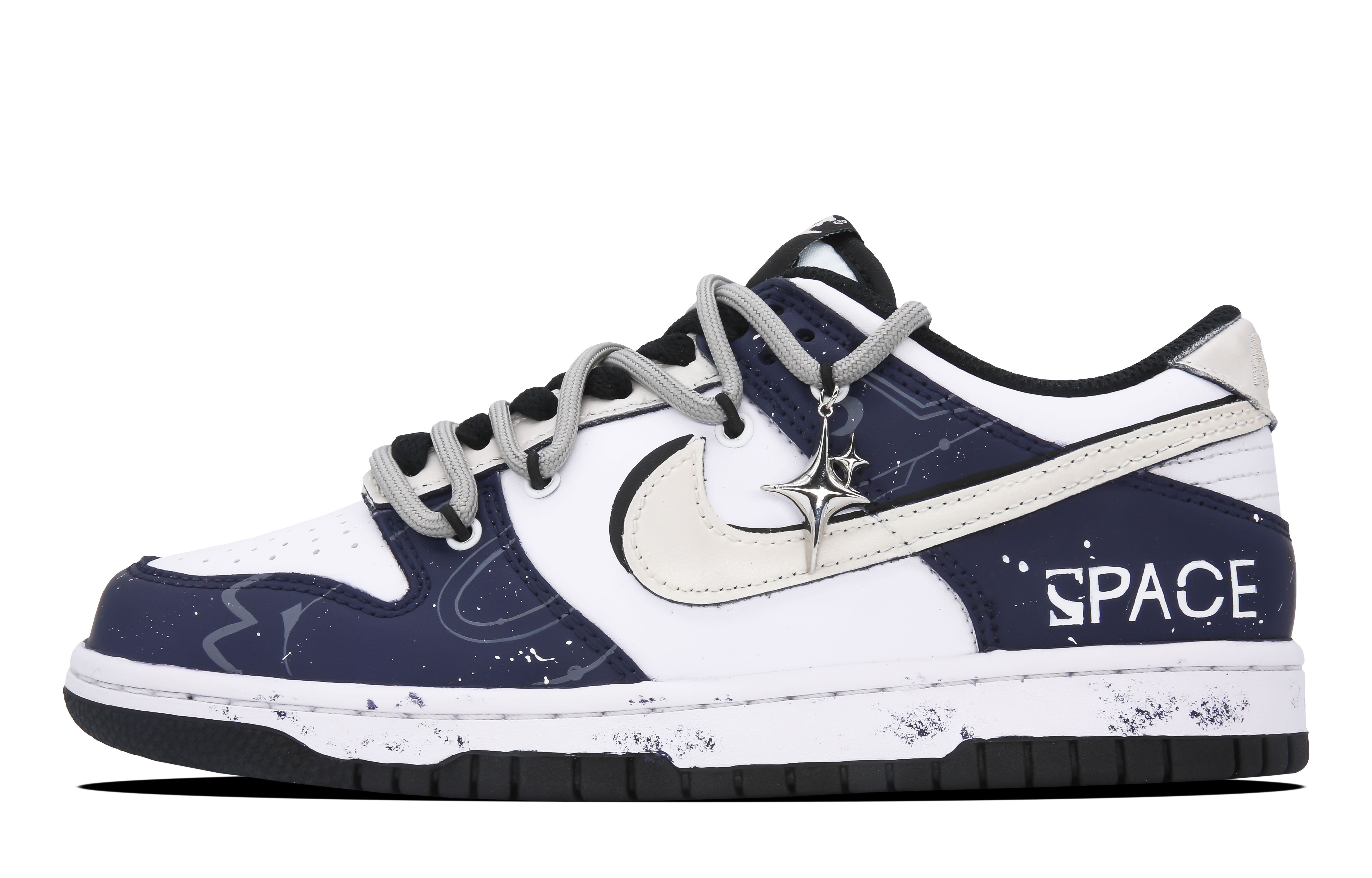 [Custom Shoes] Nike Dunk Low 'Blue Silver Galaxy'