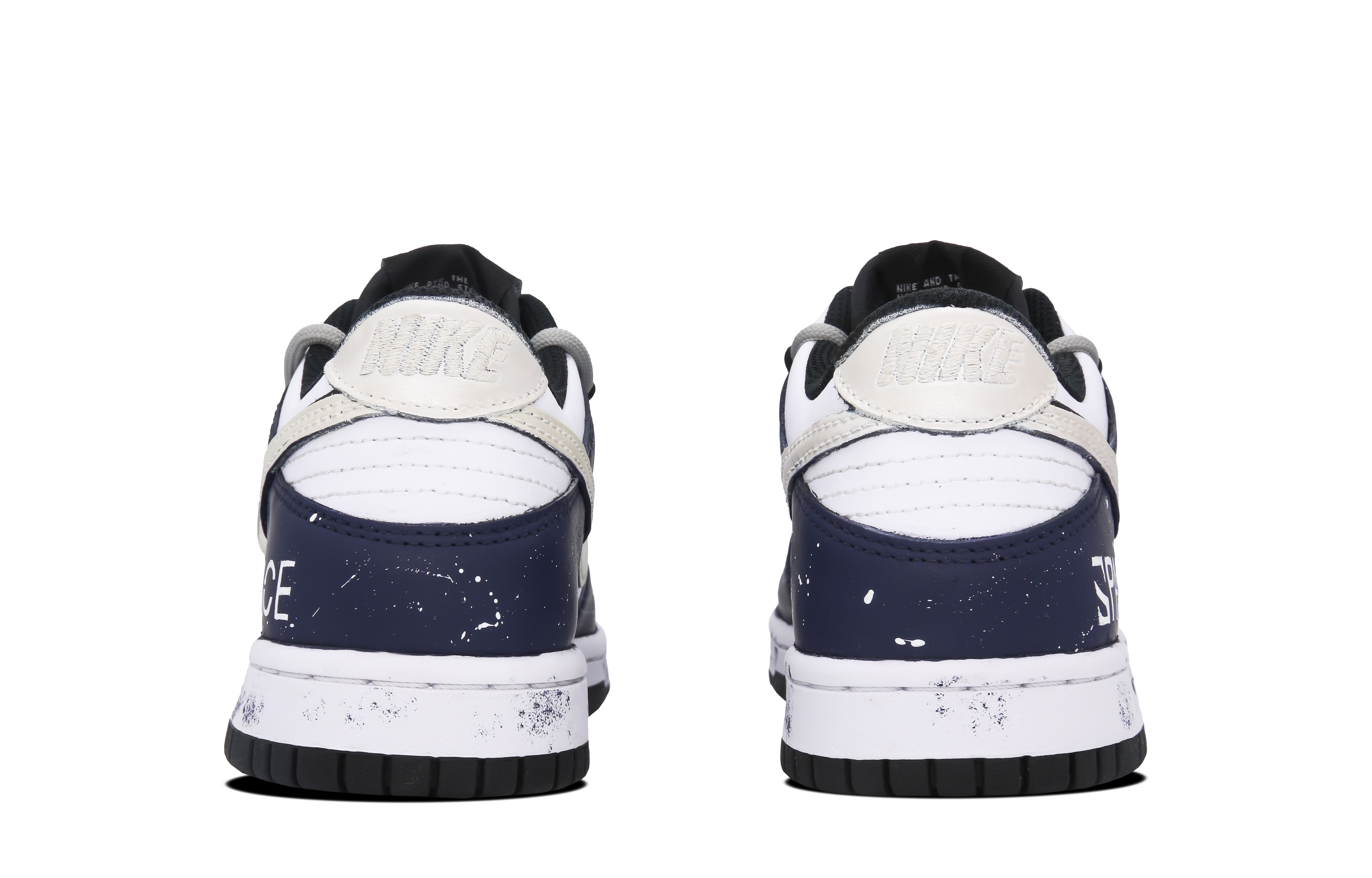 Shop [Sepatu Kustom] Nike Dunk Low 'Galaksi Biru Perak' DD1391-100(Team60-男款星际空间)