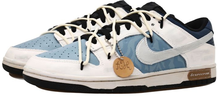 【訂製球鞋】 Nike Dunk 低筒 藍色波紋 水波紋 銀勾 貼皮 掛飾 解構鞋帶 禮盒 低筒 滑板鞋 男款 黑銀 Lookbook 【訂製球鞋】 Nike Dunk 低筒 藍色波紋 水波紋 銀勾 貼皮 掛飾 解構鞋帶 禮盒 低筒 滑板鞋 男款 黑銀