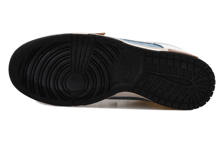 Purchase 【訂製球鞋】 Nike Dunk 低筒 藍色波紋 水波紋 銀勾 貼皮 掛飾 解構鞋帶 禮盒 低筒 滑板鞋 男款 黑銀