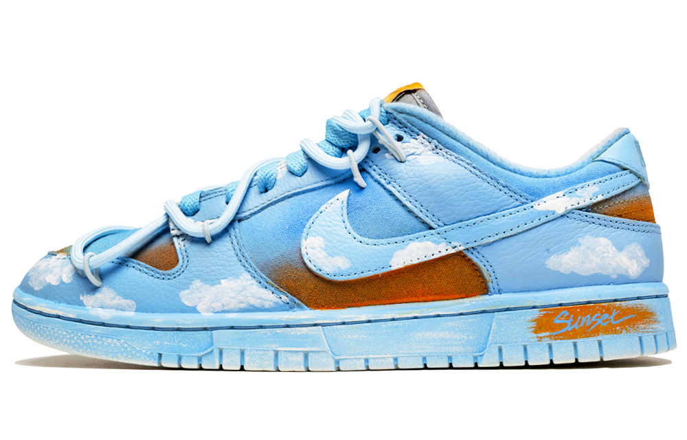 Buy Nike Dunk Low カスタム「青空白雲」(Nike Dunk Low カスタム「あおぞらしらくも」) DV7212-300-486803
