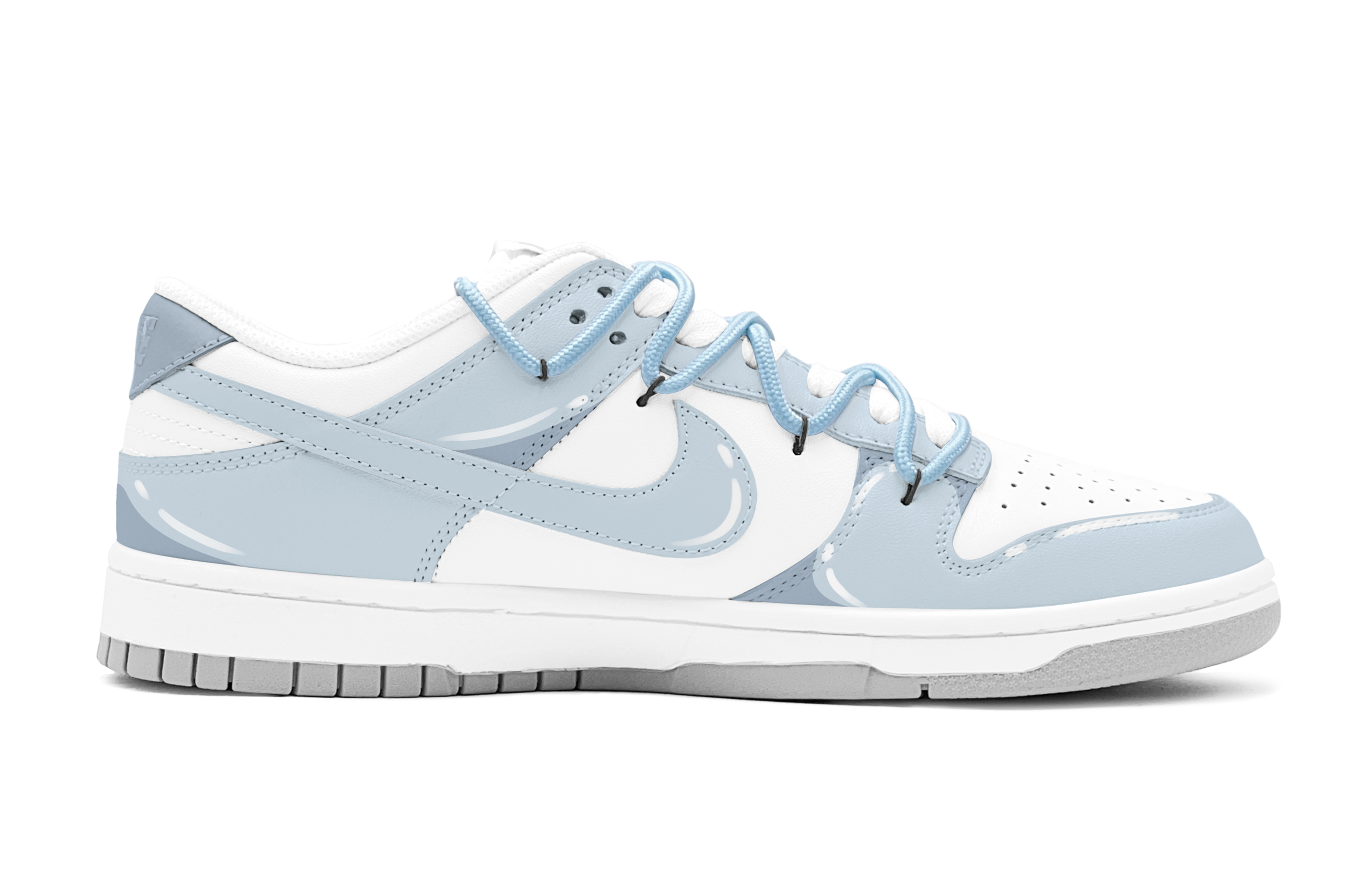 Order [Sepatu Custom] Nike Dunk Low 'Blue Sweetheart' DH9765-102(TeamS-蓝白二次元女S-BOX)