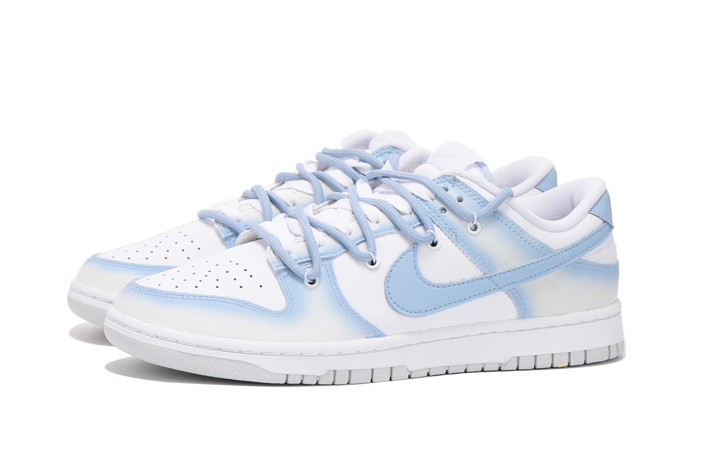 Lookbook [Zapatillas Personalizadas] Nike Dunk Low 'Blue Vibe Deconstructed' DV0831-101(Team59-男款蓝色三)