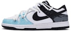 Buy 나이키 덩크 로우 '블루화이트블랙' (커스텀) DD1391-100(TeamR-男款浪潮)