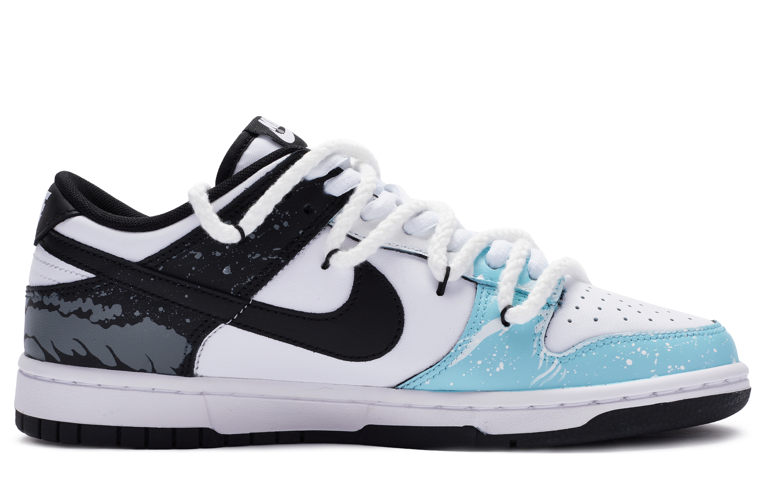 Order [カスタムシューズ] ナイキ ダンク ロー「ブルー ホワイト ブラック」 DD1391-100(TeamR-男款浪潮)