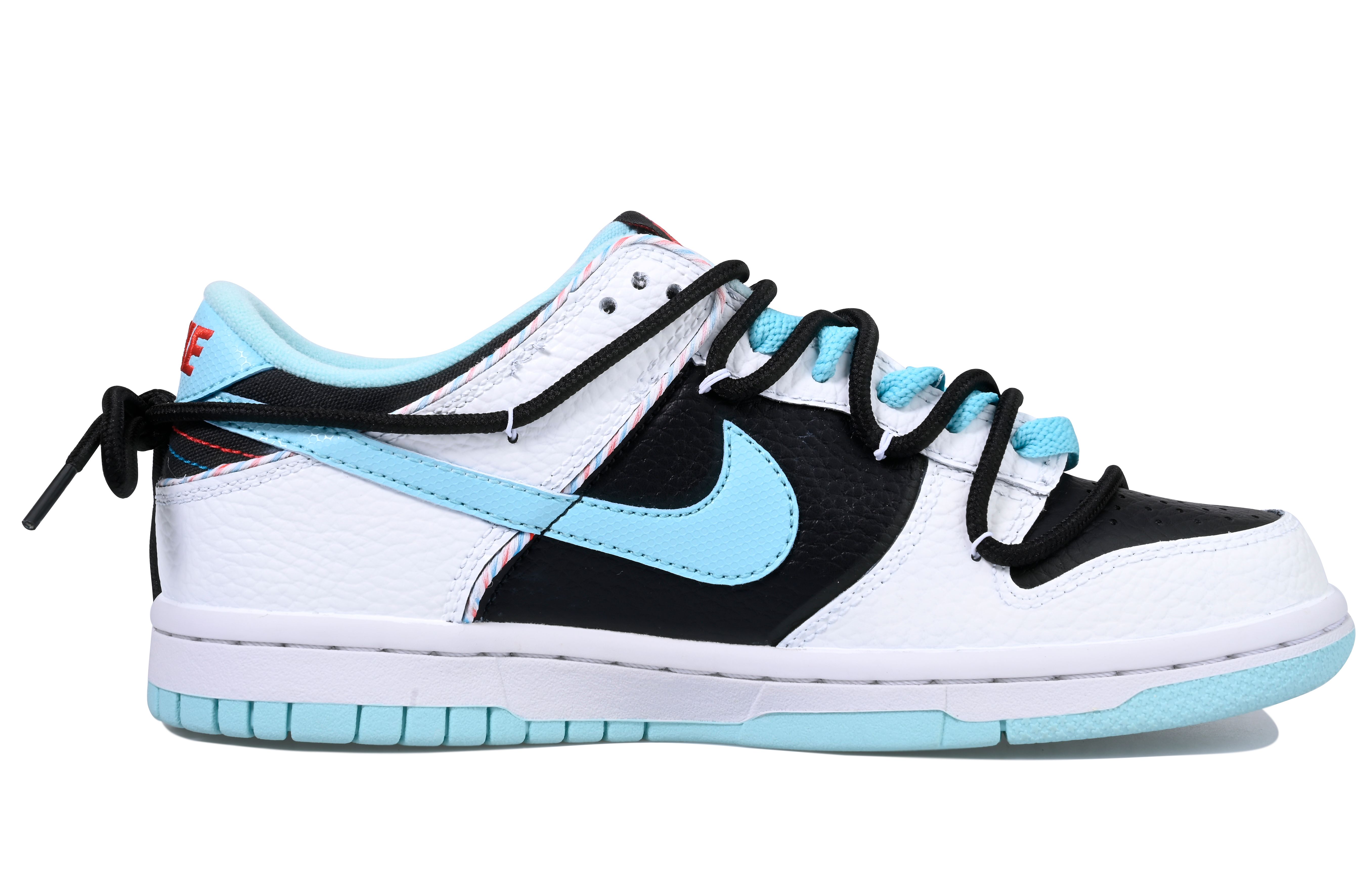 [Custom Shoes] Nike Dunk Low 'Blue White Black' 圖 2