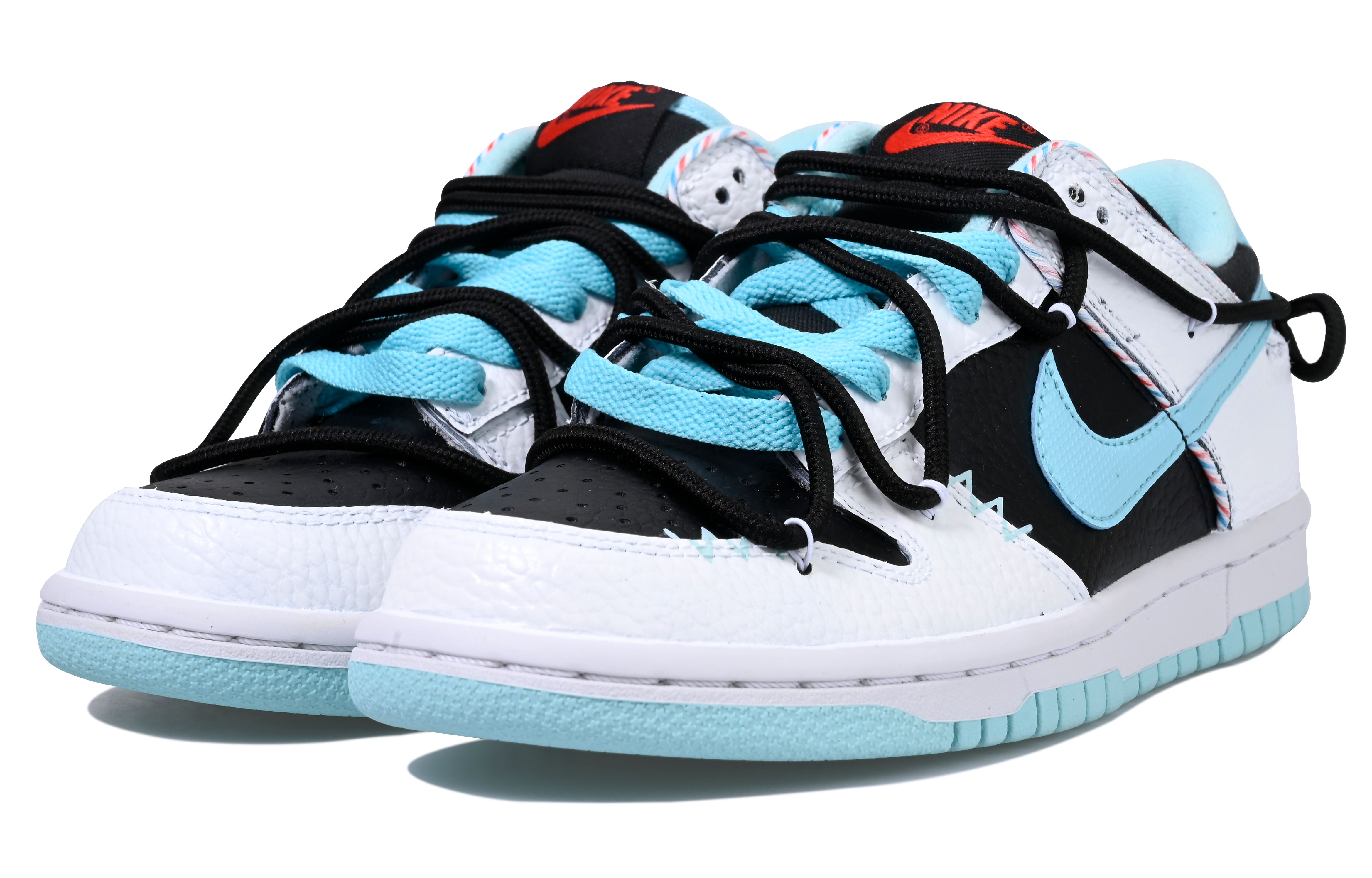 [Custom Shoes] Nike Dunk Low 'Blue White Black' 圖 3