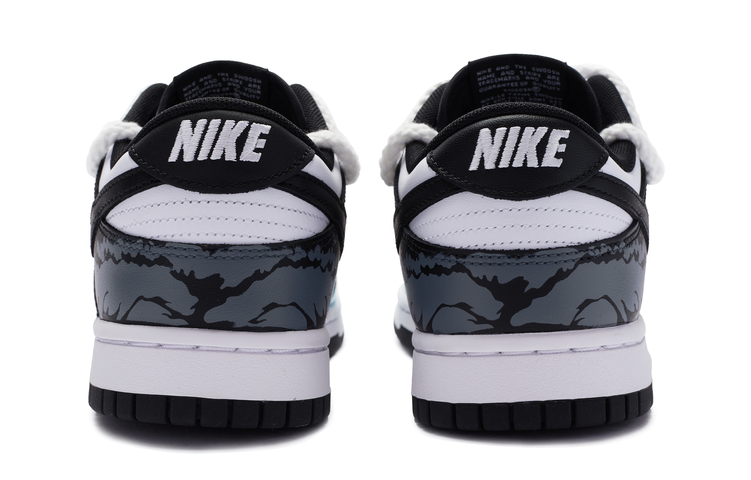 Shop [カスタムシューズ] ナイキ ダンク ロー「ブルー ホワイト ブラック」 DD1391-100(TeamR-男款浪潮)