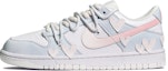 Buy 【定制球鞋】Nike Dunk Low 光變愛心皮貼 低幫 板鞋 GS 藍白