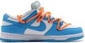 Order カスタムシューズ ナイキ ダンク ロー「ブルー ホワイト オレンジ」 DV0831-001(Team57-男款反向)