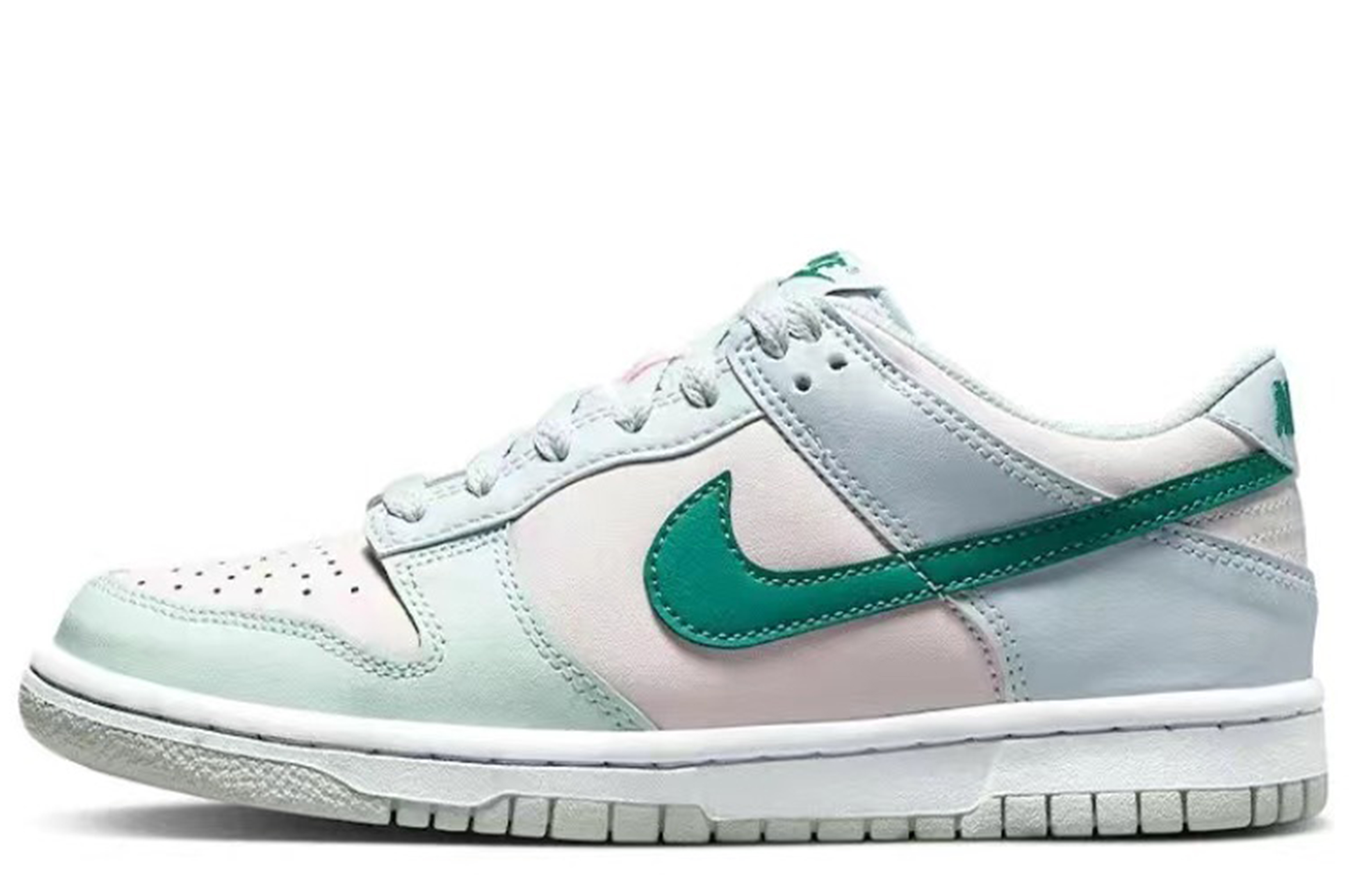 Purchase 【定制球鞋】Nike Dunk Low 特殊鞋盒 曙光 羽毛 翅膀 簡約 低幫 板鞋 GS 藍白粉