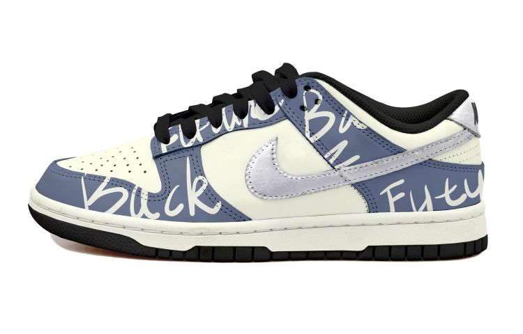 Buy [Zapatillas Personalizadas] Nike Dunk Low 'Azul Blanco Plata Graffiti' DD1391-100(Team拾玖-美式涂鸦男S-BOX)
