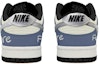 Shop 【定製球鞋】Nike Dunk Low 做舊 美式塗鴉 字體 銀鉤 解構風 潮流復古 低筒 板鞋 男款 藍白銀