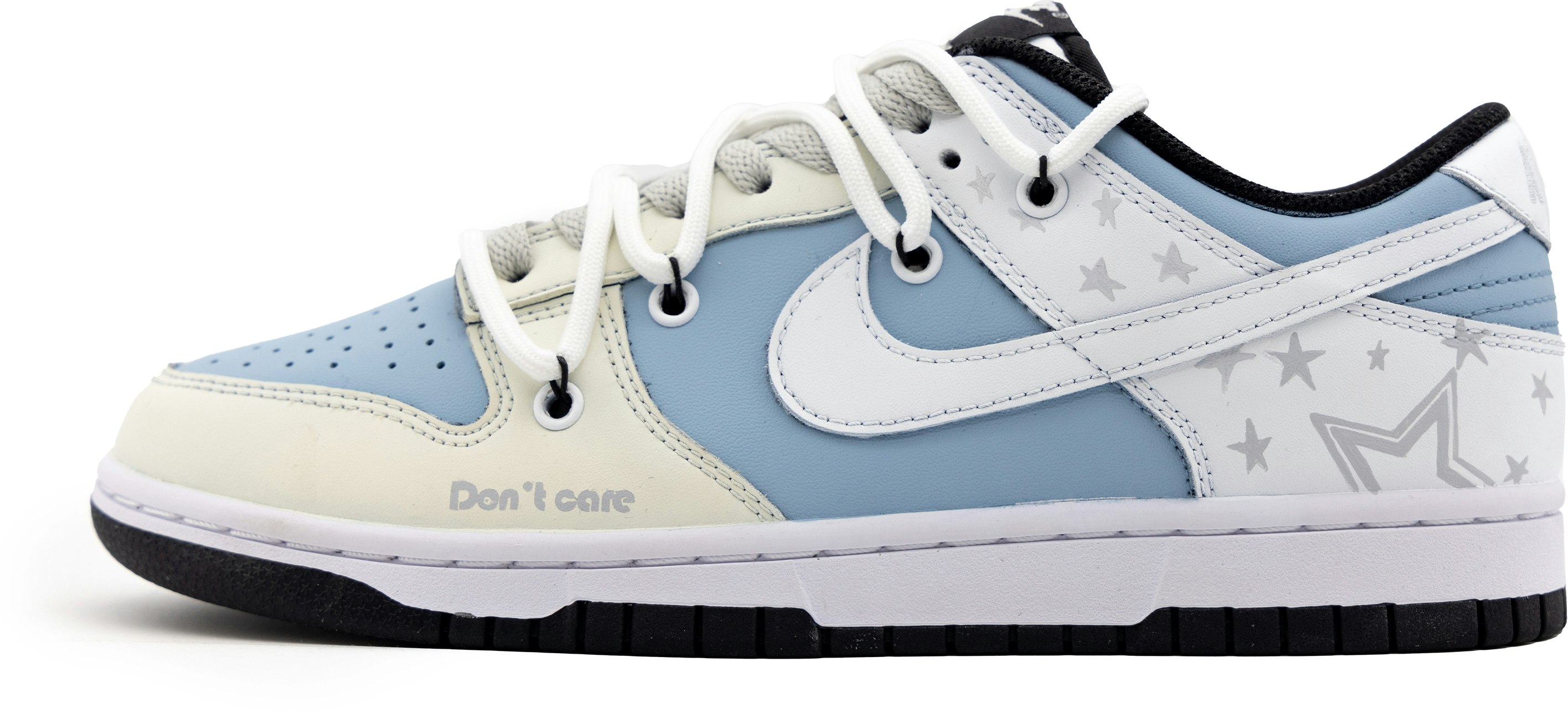 custom-shoes-nike-dunk-low-blue-white-star-dream