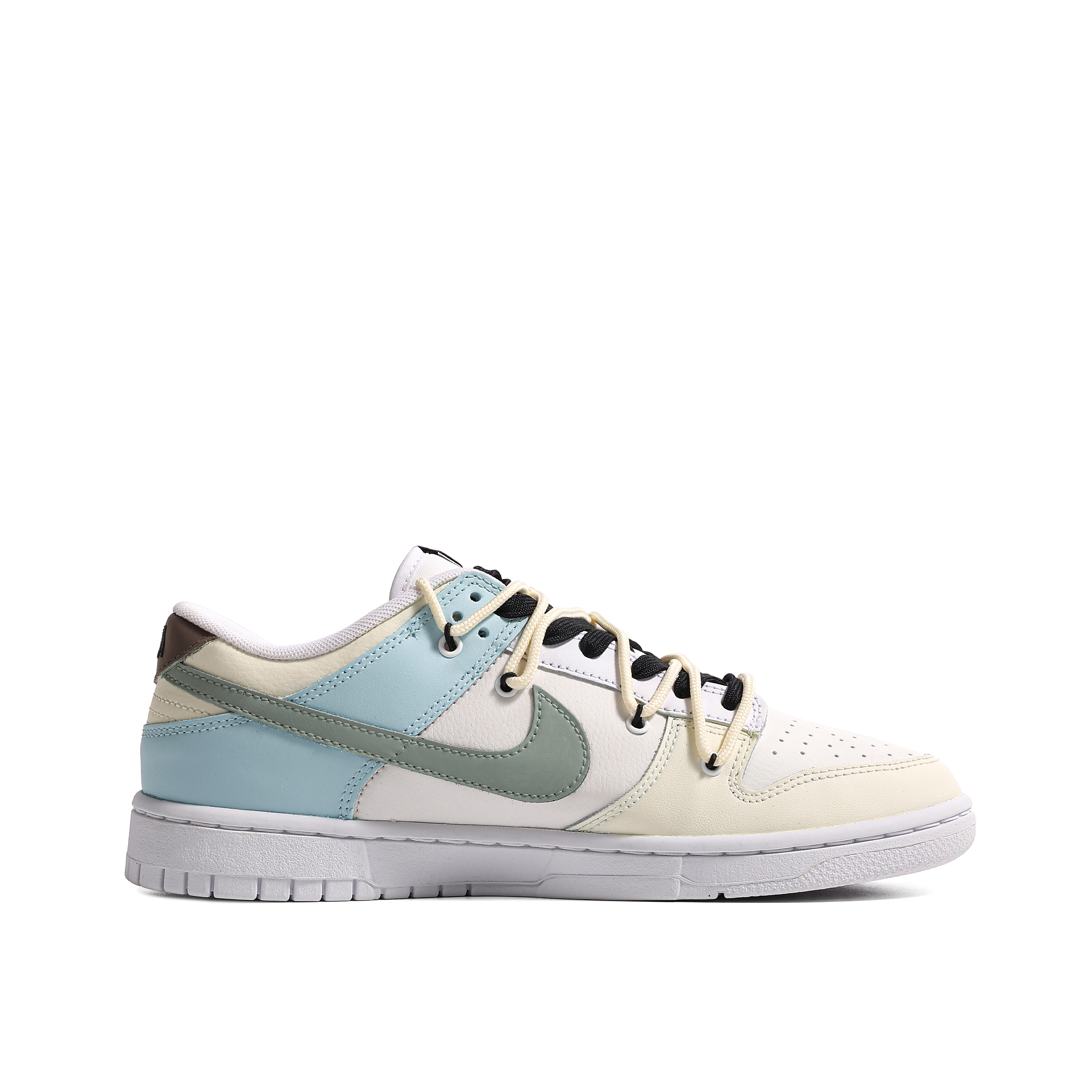 Order 【定制球鞋】 Nike Dunk Low 達芬奇定制 特殊鞋盒 漫漫山海 書法 撞色 中國風 低幫 板鞋 男款 藍黃