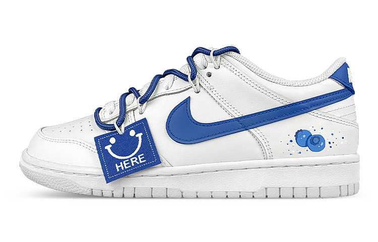 Buy [Zapatillas Personalizadas] Nike Dunk Low 'Blueberry Smiley' DV0831-101(Team47-男蓝莓解)