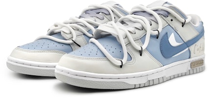 【定制鞋款】Nike Dunk Low '蓝莓香草' DH9765-102(Team16-女款蓝莓啵啵解构) Lookbook 【定制鞋款】Nike Dunk Low '蓝莓香草' DH9765-102(Team16-女款蓝莓啵啵解构)