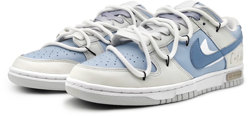 【定制鞋款】Nike Dunk Low '蓝莓香草' DH9765-102(Team16-女款蓝莓啵啵解构) Lookbook 【定制鞋款】Nike Dunk Low '蓝莓香草' DH9765-102(Team16-女款蓝莓啵啵解构)