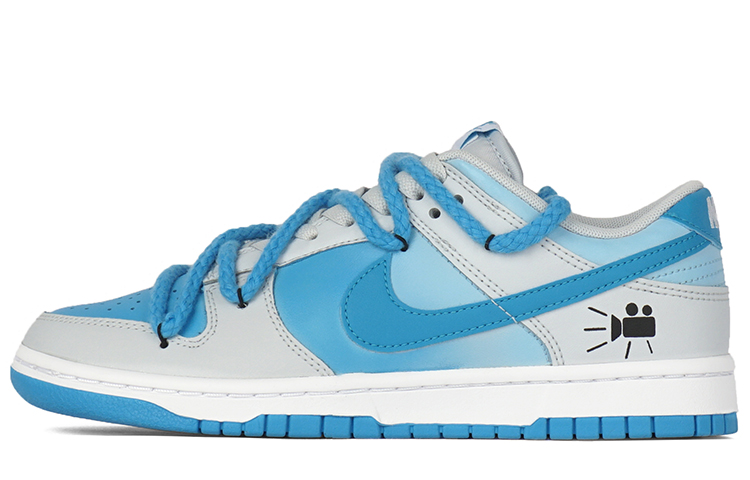 Buy [定制鞋] Nike Dunk Low '蓝图风' DV0831-001(Team拾柒-男款低帮电影人生板鞋)