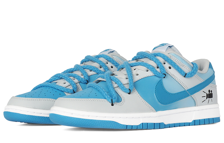 Lookbook [定制鞋] Nike Dunk Low '蓝图风' DV0831-001(Team拾柒-男款低帮电影人生板鞋)