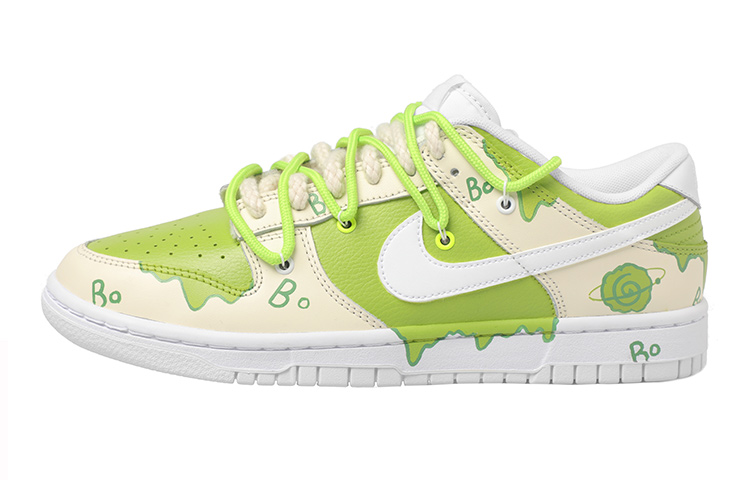 Buy [Kasut Custom] Nike Dunk Low 'BoBo Planet Laces Rungkai Ais Krim' DH9765-100(Team拾玖-星球女S-BOX)