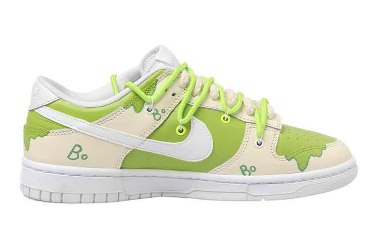 Order [Kasut Custom] Nike Dunk Low 'BoBo Planet Laces Rungkai Ais Krim' DH9765-100(Team拾玖-星球女S-BOX)