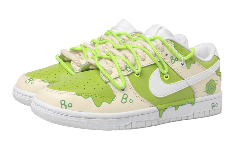 Lookbook [Kasut Custom] Nike Dunk Low 'BoBo Planet Laces Rungkai Ais Krim' DH9765-100(Team拾玖-星球女S-BOX)