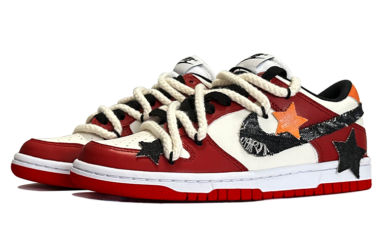 Lookbook [定制鞋款] 耐克Dunk Low '波尔多补丁' FD9762-061(TeamK-波尔多红)