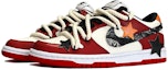 Lookbook 【定制球鞋】 Nike Dunk Low 波爾多紅 春夏系列 貼片 簡約 中性風 高街 低幫 板鞋 男女同款 白紅