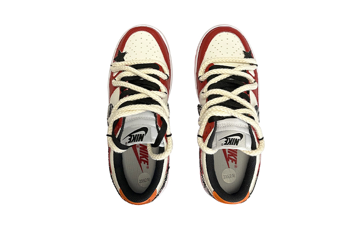 Shop [定制鞋款] 耐克Dunk Low '波尔多补丁' FD9762-061(TeamK-波尔多红)