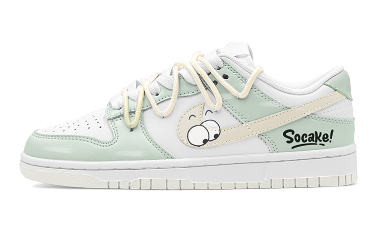 Buy [Sepatu Custom] Nike Dunk Low 'Doodle Kuning-Hijau Cerah' DH9765-100(TeamS-萌趣大眼仔女S-BOX)