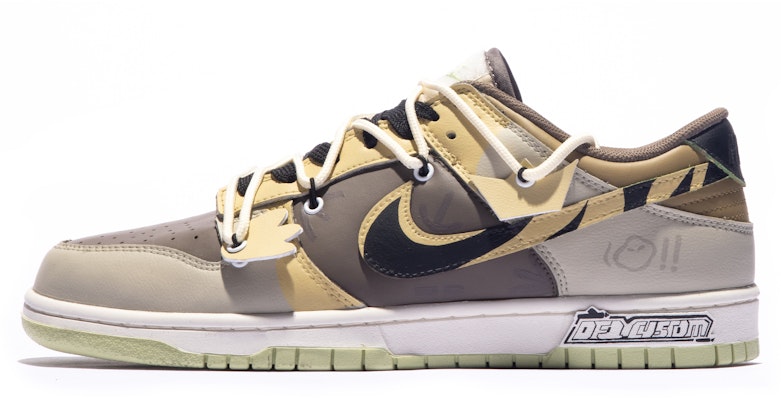 【訂製球鞋】Nike Dunk Low 特殊鞋盒 精靈 鴨掌 箭頭 塗鴉 簡約 低幫 板鞋 男款 棕黑 Buy 【訂製球鞋】Nike Dunk Low 特殊鞋盒 精靈 鴨掌 箭頭 塗鴉 簡約 低幫 板鞋 男款 棕黑