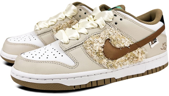 나이키 덩크 로우 '브라운화이트 스플릿' (커스텀) DX6063-131(Team叁-女款小香枫叶S-BOX) Lookbook 나이키 덩크 로우 '브라운화이트 스플릿' (커스텀) DX6063-131(Team叁-女款小香枫叶S-BOX)