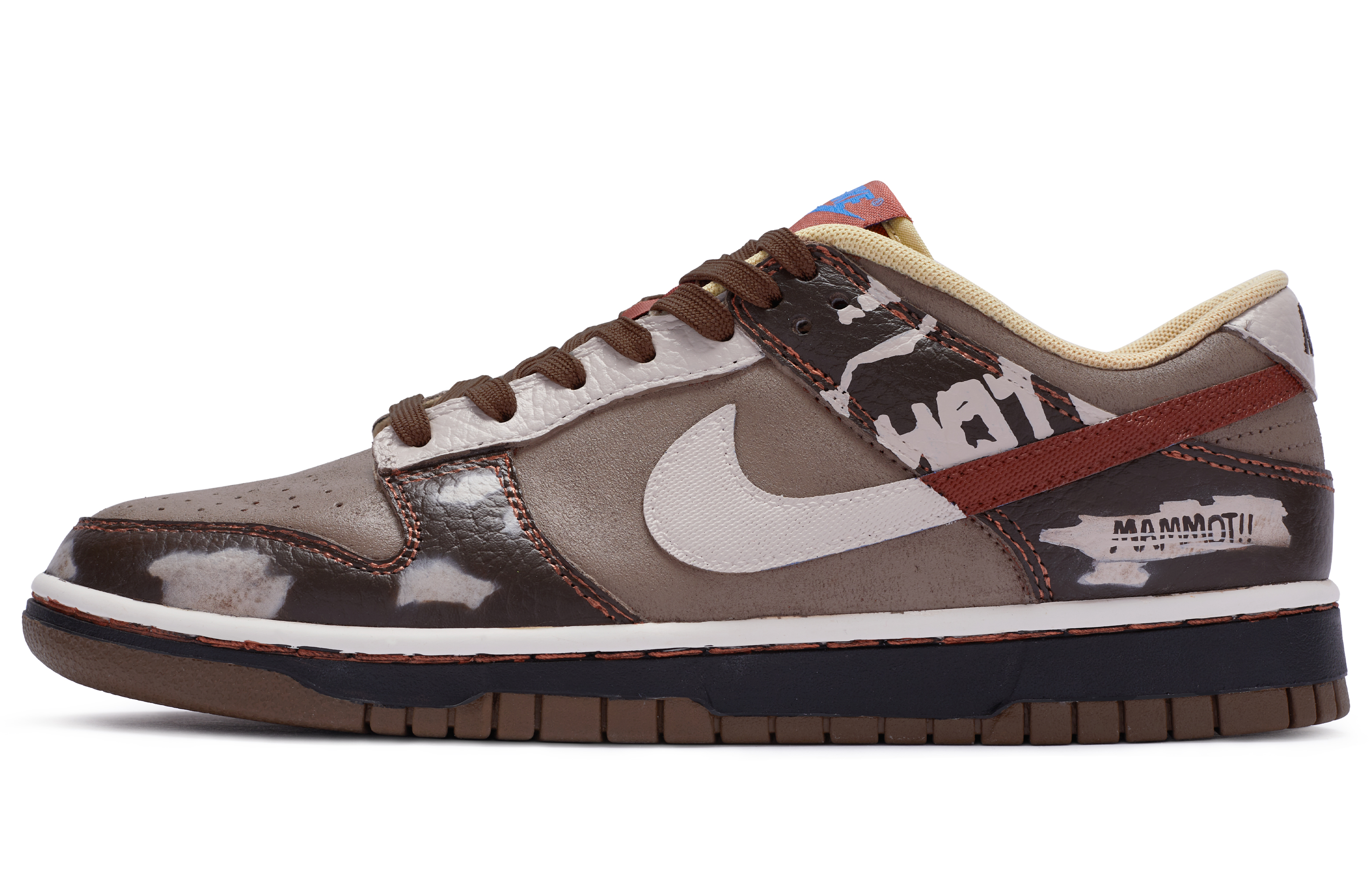 Buy 나이키 덩크 로우 '브라운 베이지 빅뉴' (커스텀) DR9704-200(TeamR-男款猛犸)