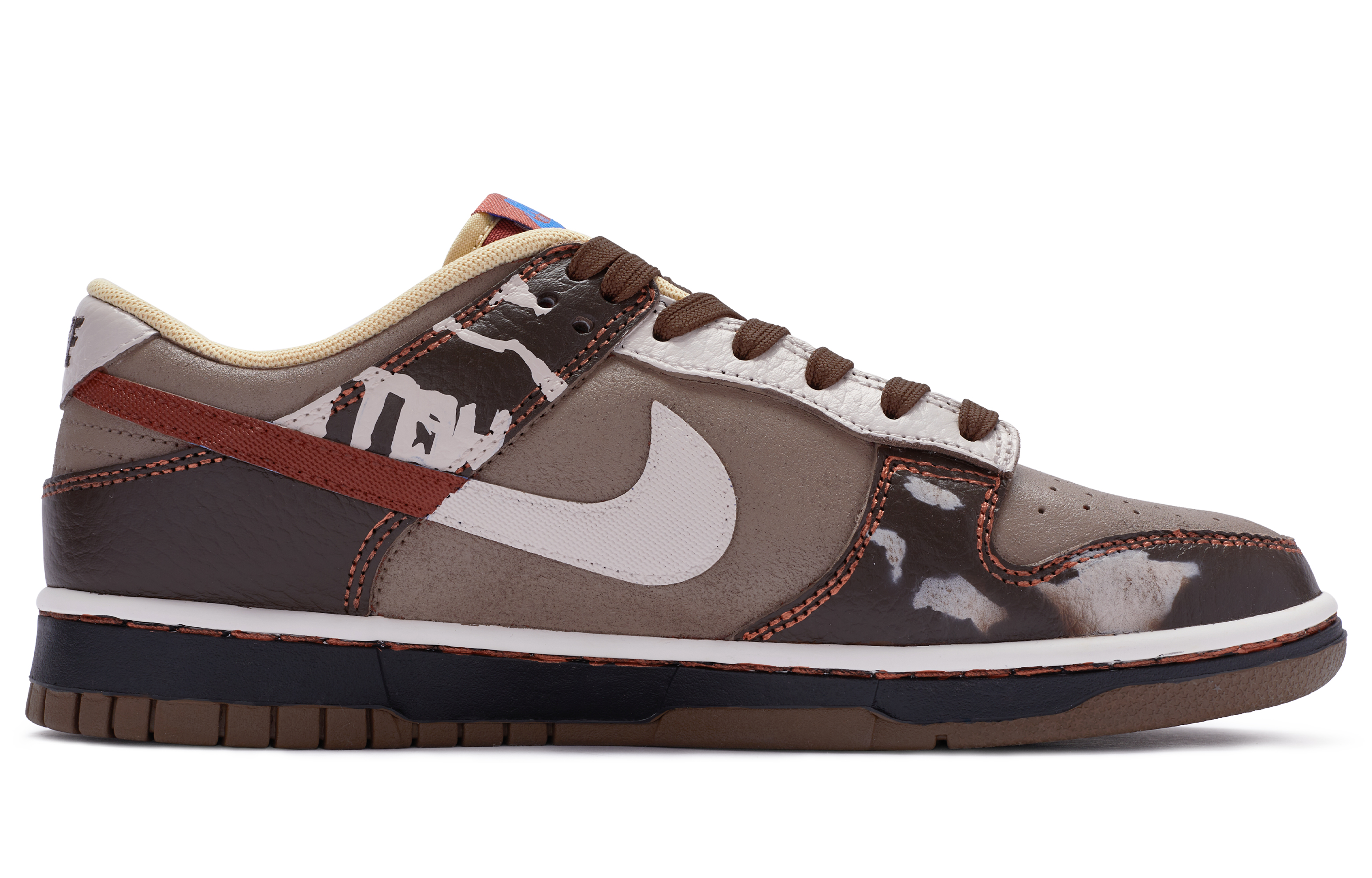 Order 나이키 덩크 로우 '브라운 베이지 빅뉴' (커스텀) DR9704-200(TeamR-男款猛犸)