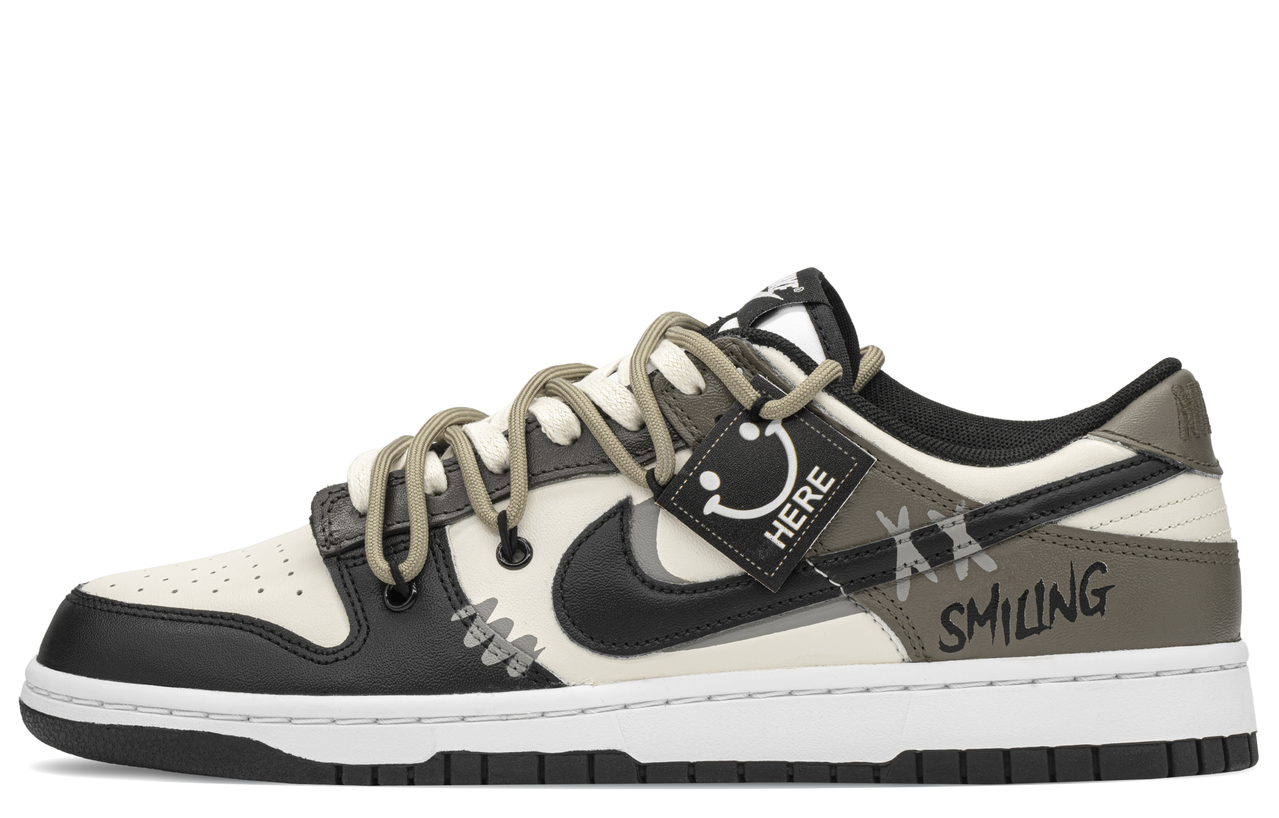 [Custom Shoes] Nike Dunk Low 'Brown Black Graffiti' 圖 2
