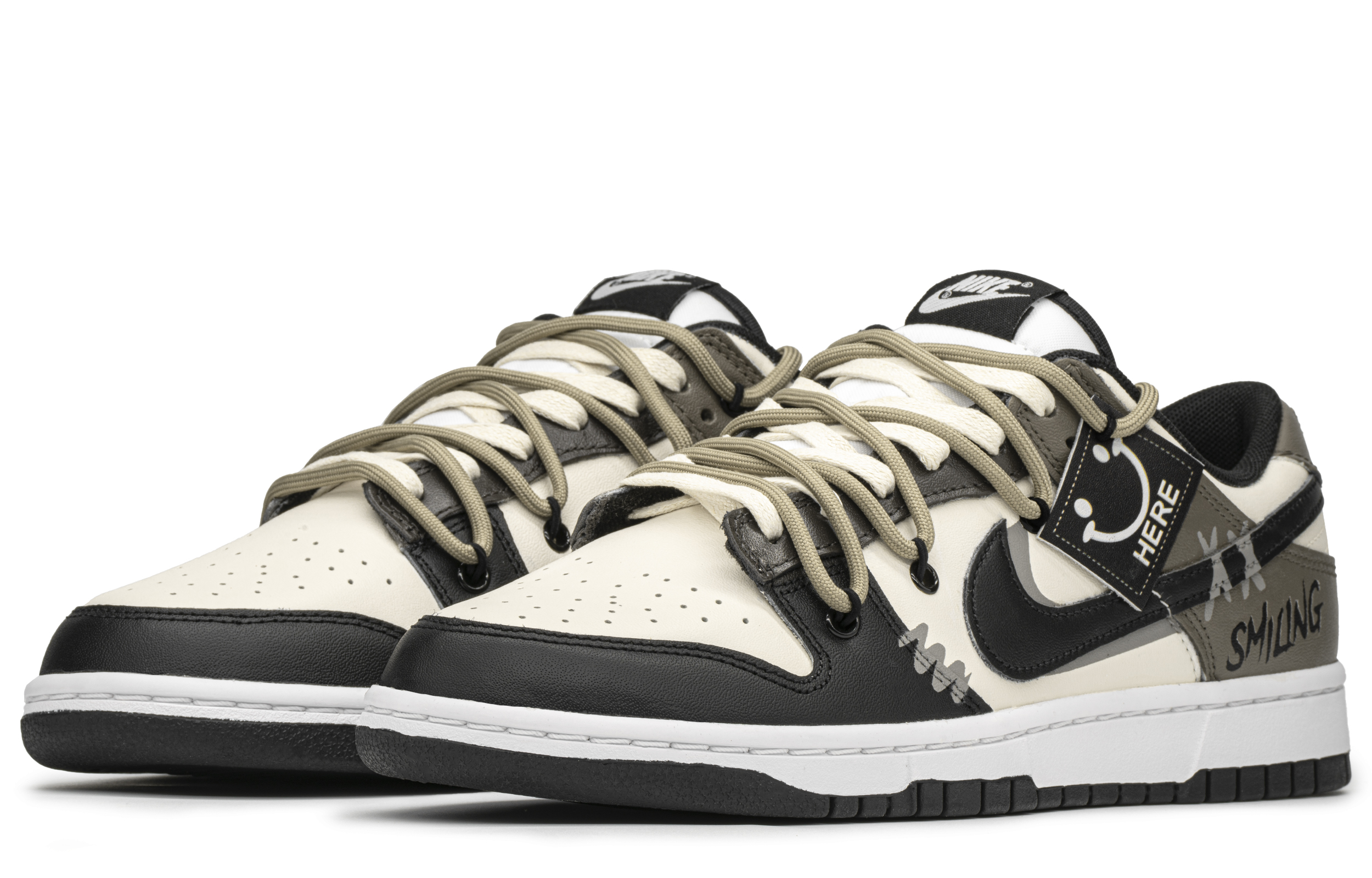 [Custom Shoes] Nike Dunk Low 'Brown Black Graffiti' 圖 4