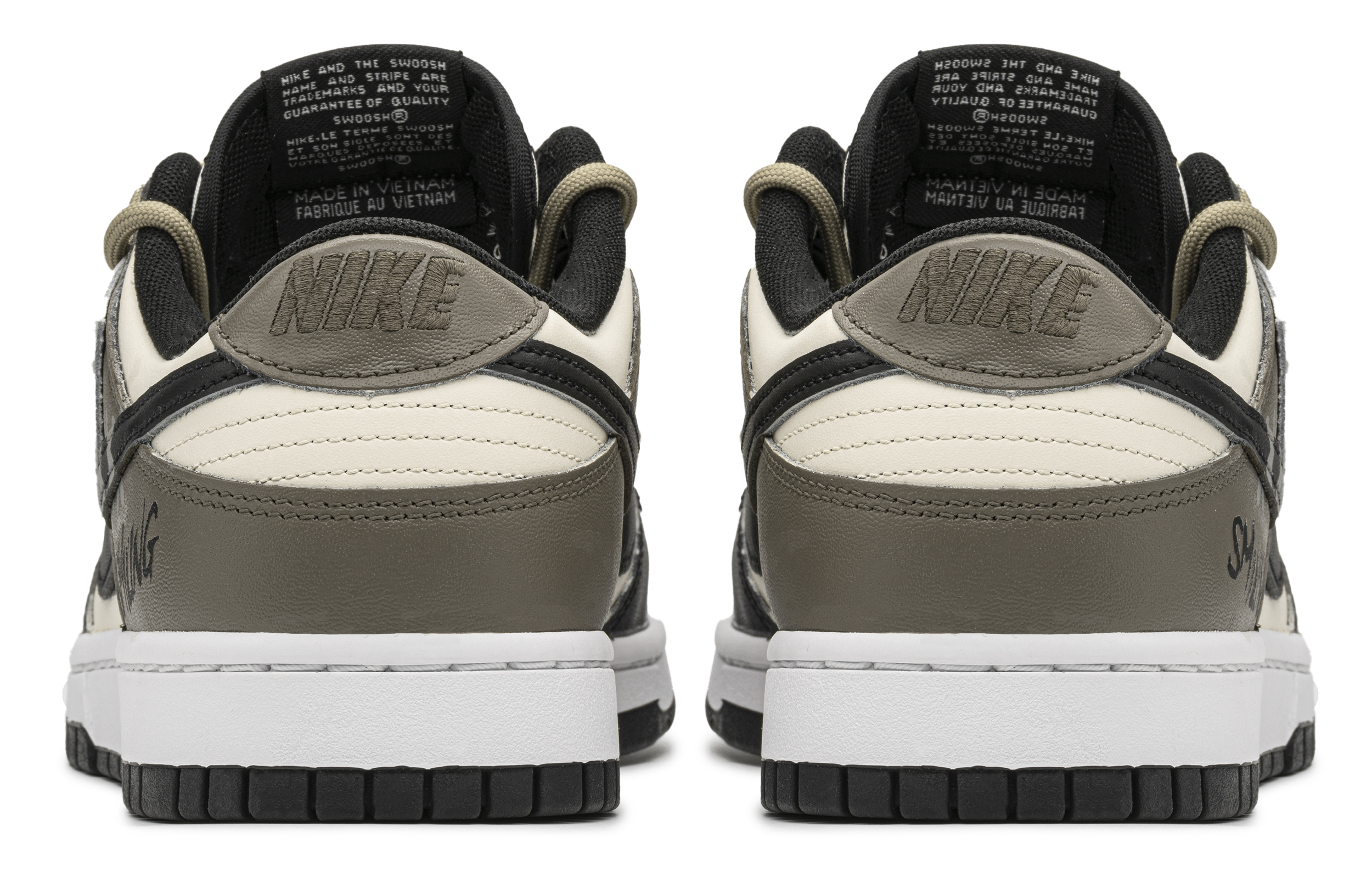 [Custom Shoes] Nike Dunk Low 'Brown Black Graffiti' 圖 5