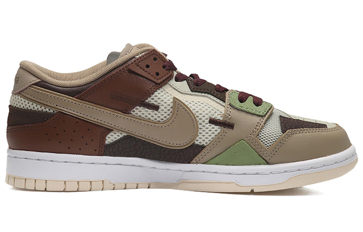 Order 【カスタムシューズ】ナイキ ダンク ロー「ブラウングリーンブラック」 DH7450-100(Team10-复古腰果花男摩卡棕)